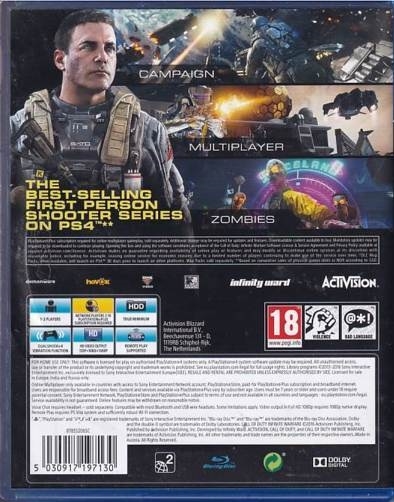 Call of Duty - Infinite Warfare - PS4 (A Grade) (Genbrug)